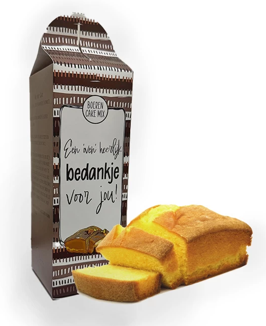 Boeren cake mix – Een ‘oven’ heerlijk bedankje