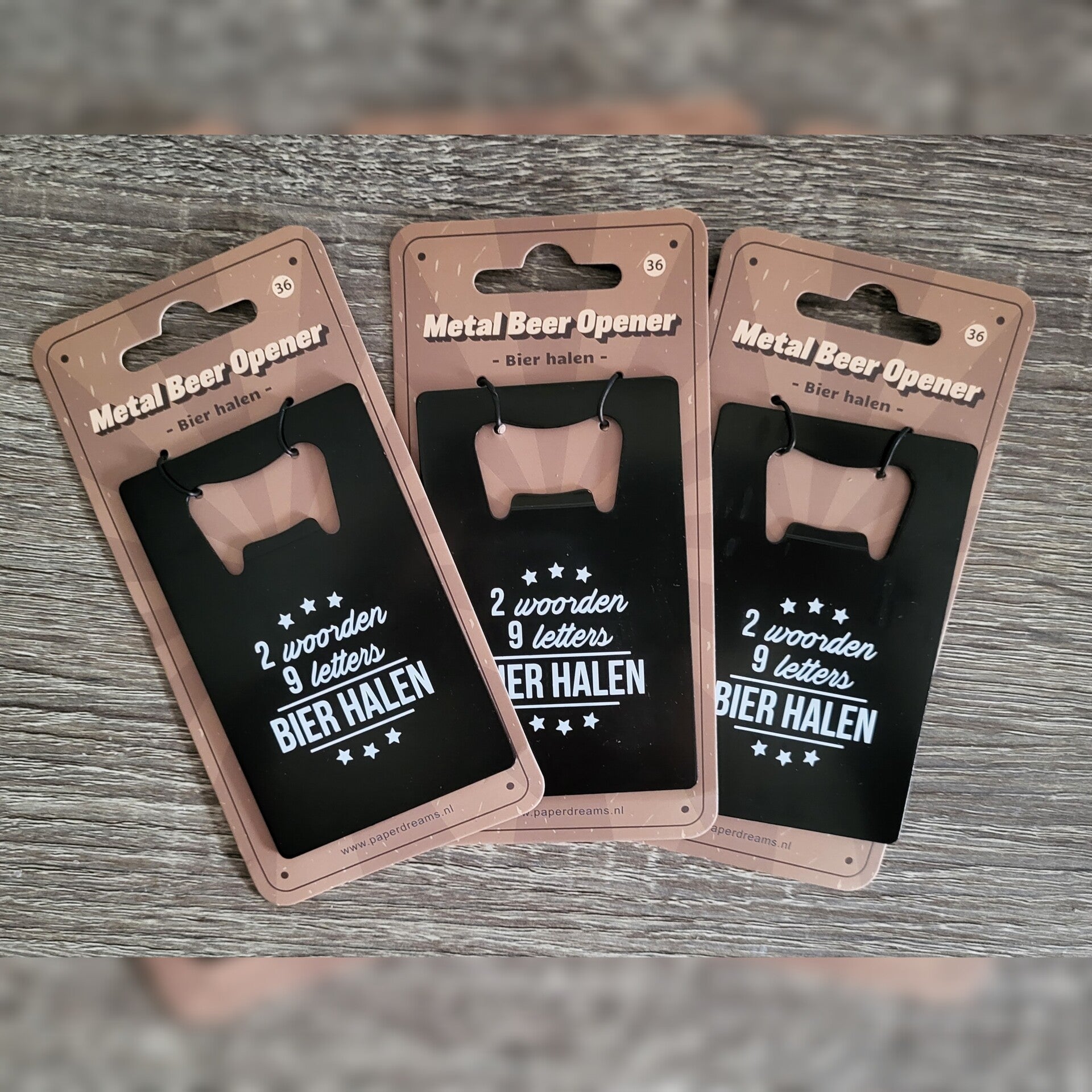 Metaal flesopener - Bier halen