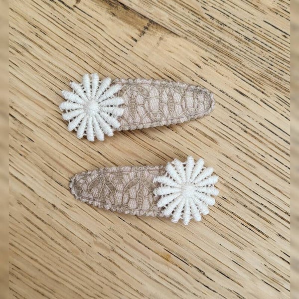 Speldjes set goud bloem