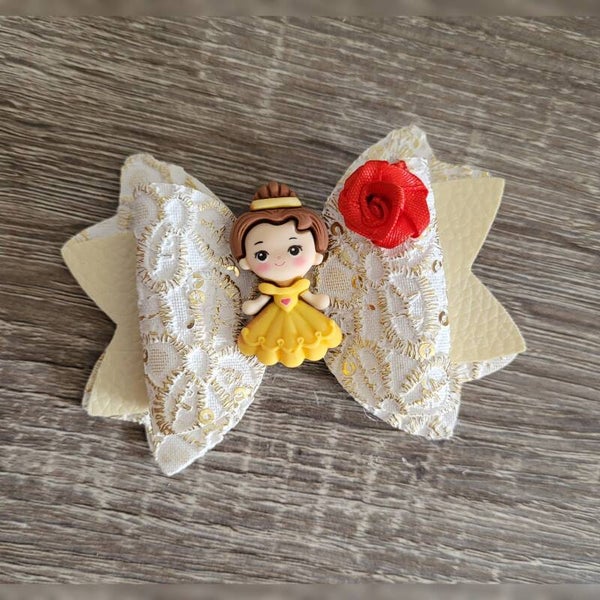 Strik prinses Belle roos