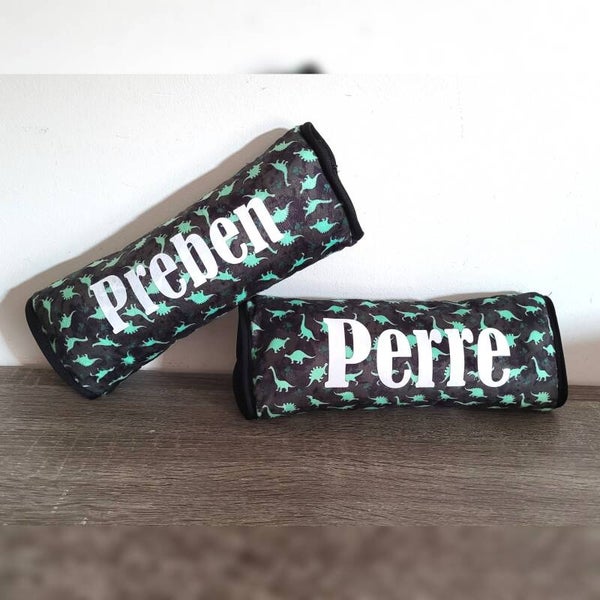 Dinosaurus autogordel slaapkussen kids