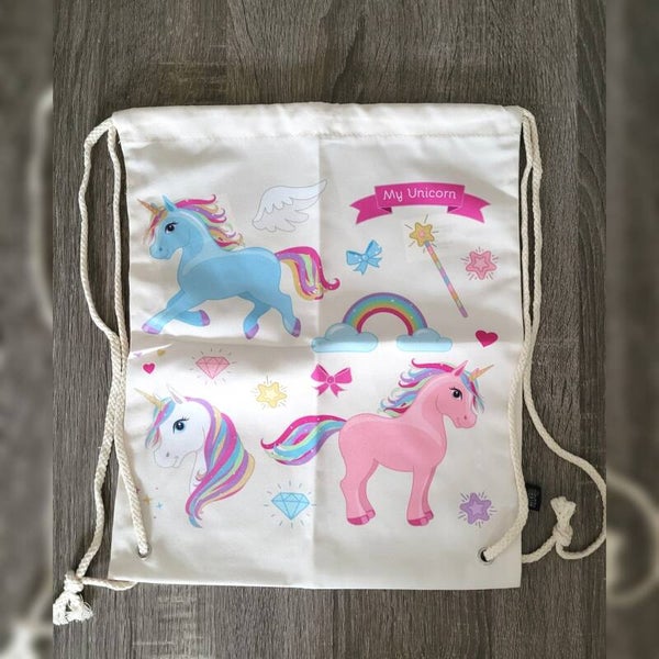 Gymzak print - Eenhoorn