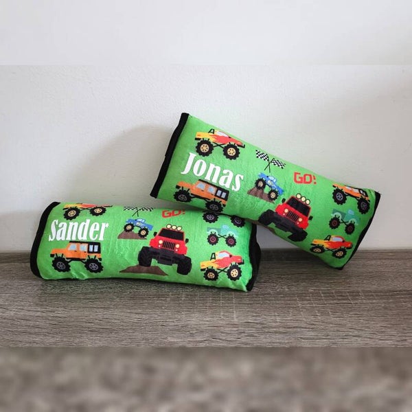 Trucks autogordel slaap kussen kids
