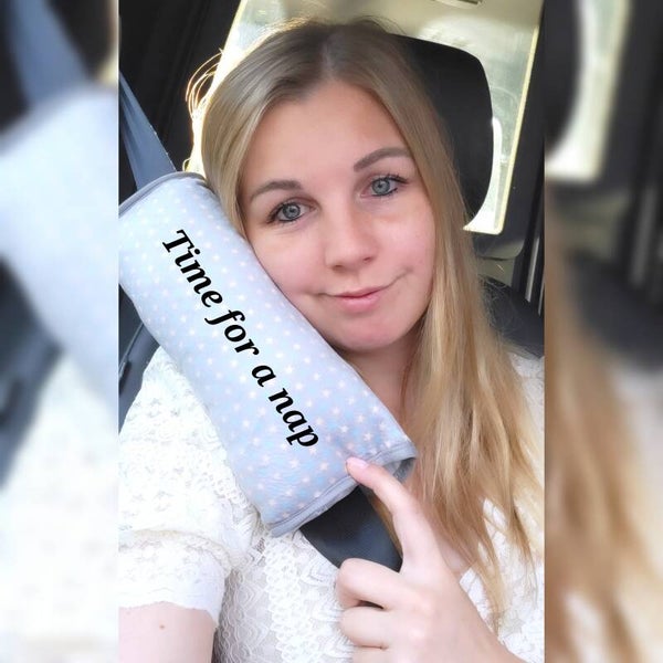 Sterretjes autogordel slaapkussen