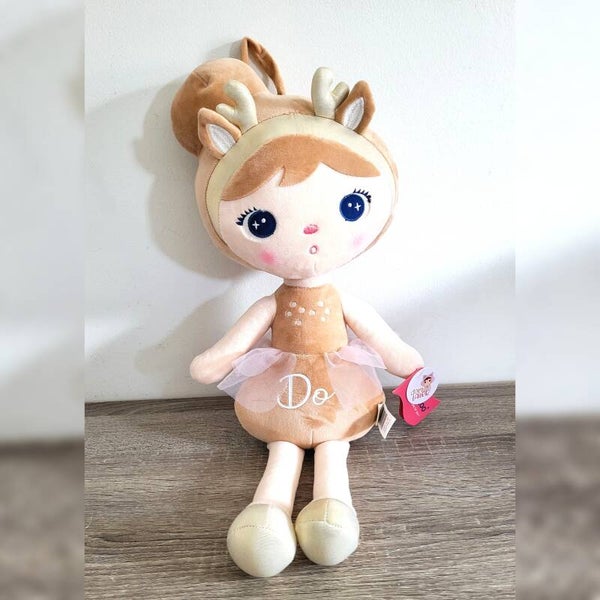 Metoo beige hertenmeisje doll