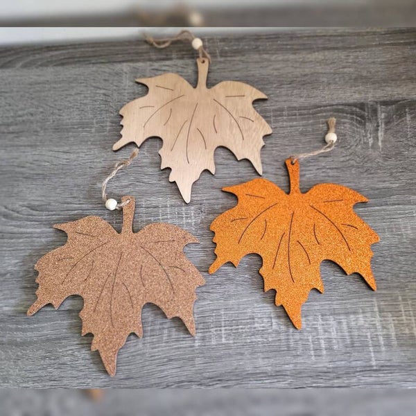 Hanger set herfstbladeren