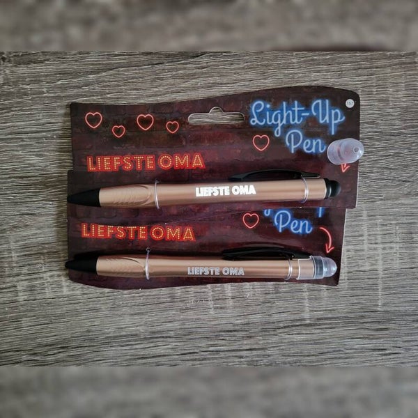 Light up pen - Liefste Oma