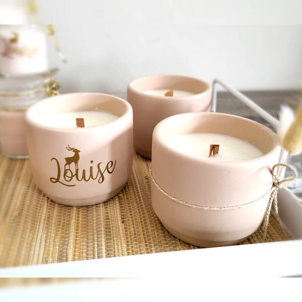 Kaars keramiek Blush