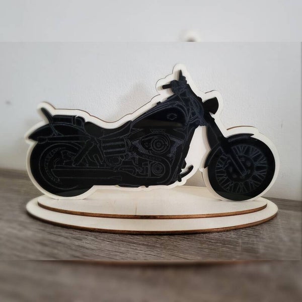 Moto plexi - hout