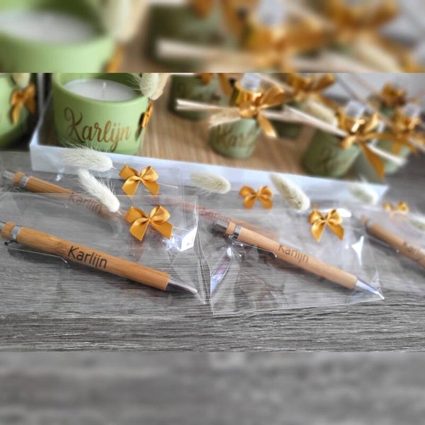 Pen met gravering