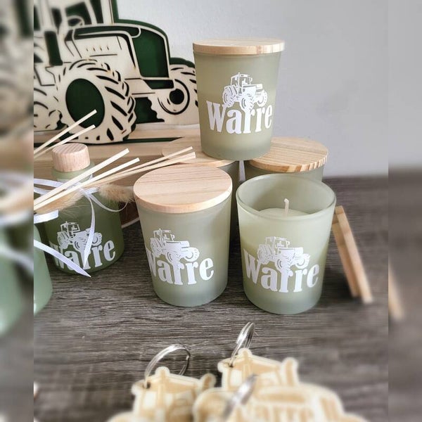 Geurkaars frosted Groen - Laurel & Sage