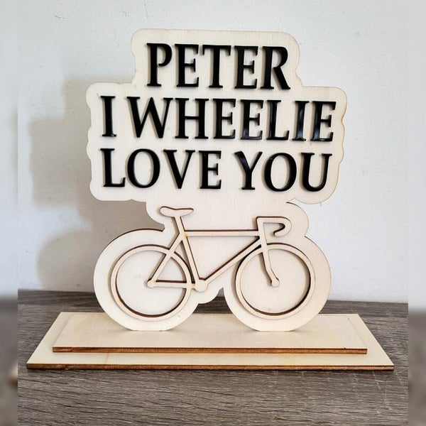 Fiets I WHEELIE LOVE YOU