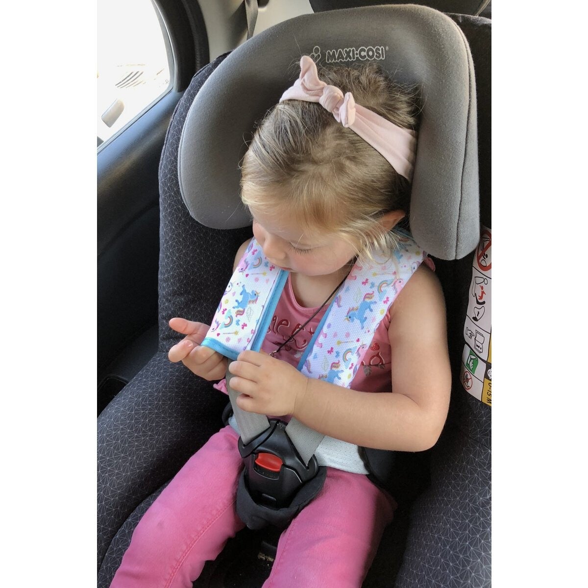 Eenhoorn autogordelbeschermers kids