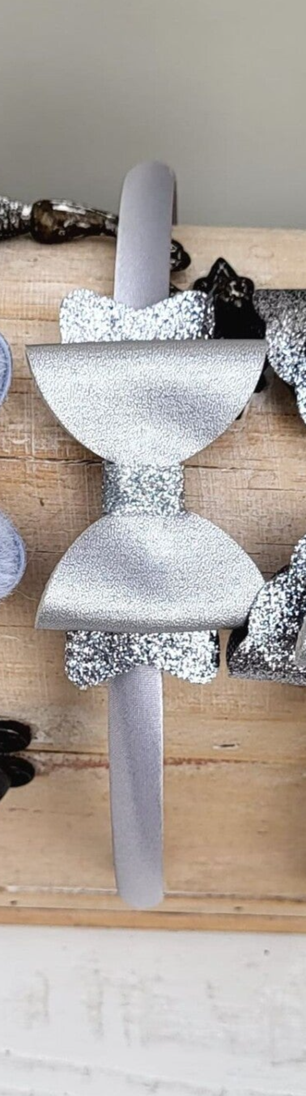 Diadeem Zilver glitter