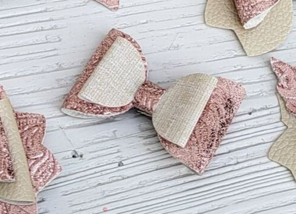 Strik rosé beige 2 lagen