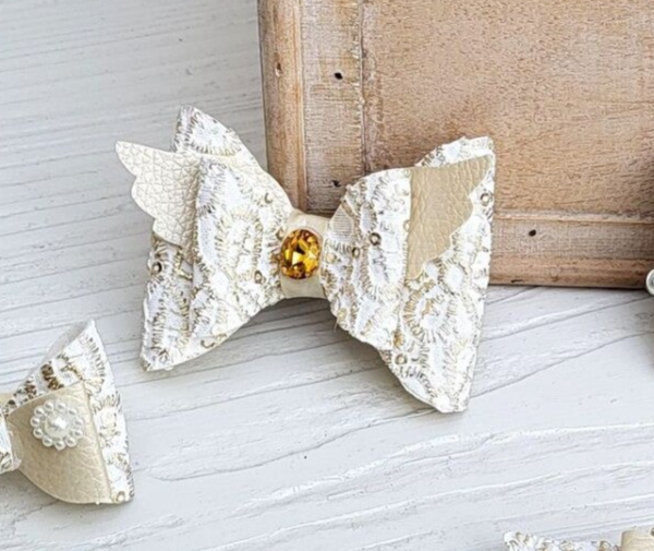 Strik goud vleugels diamant