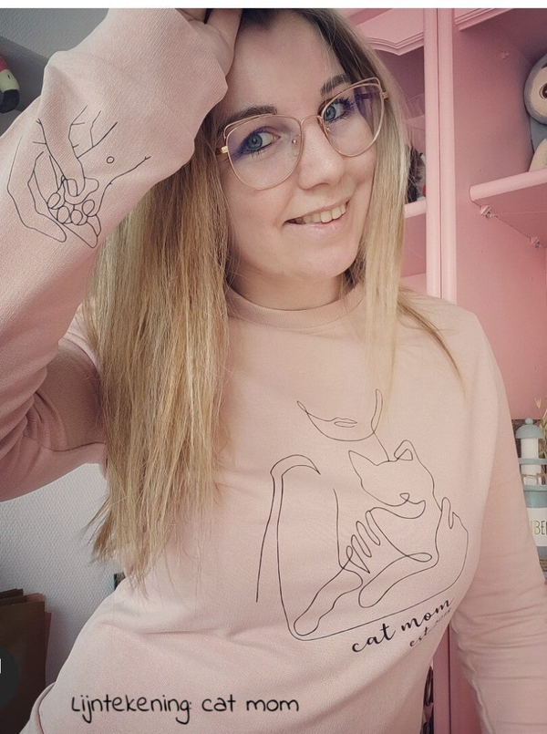 Sweater Dames - Lijntekening