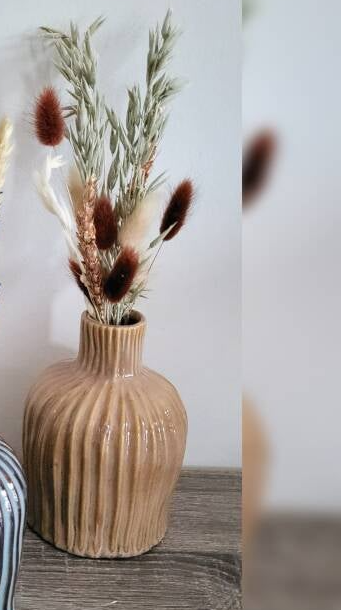 Vaas rustiek - Bruin