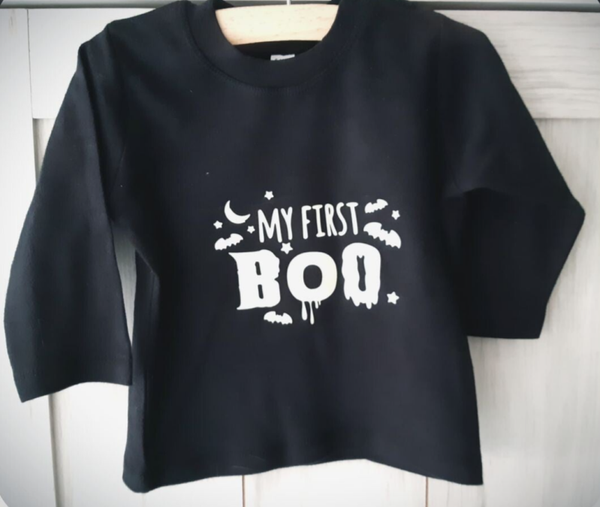 T-shirt 'My First Boo'