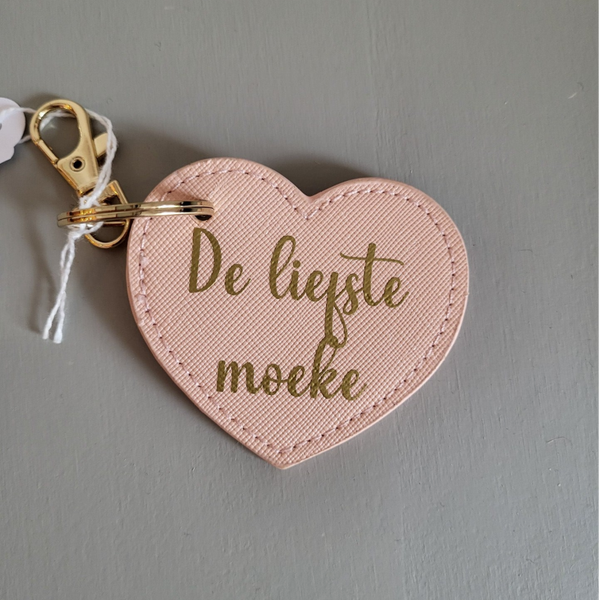 Sleutelhanger hart - Moeke