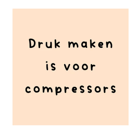 Tegeltje - Druk maken