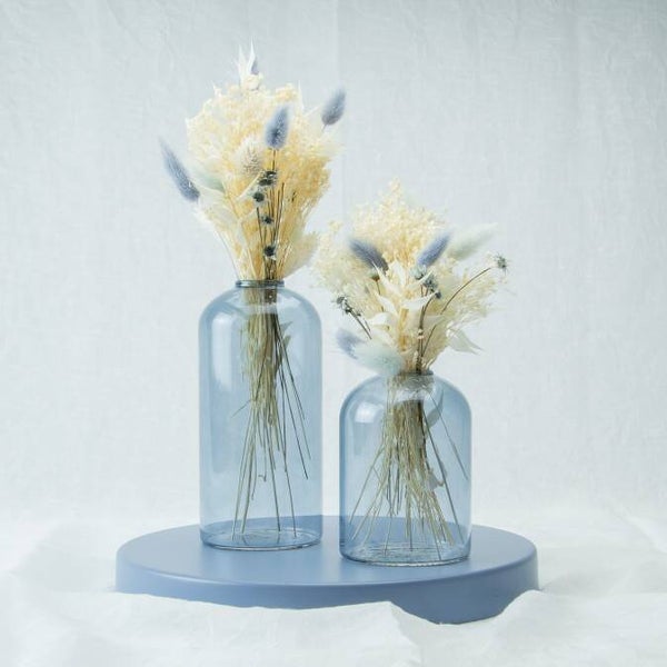 Glazen vaas - Blauw