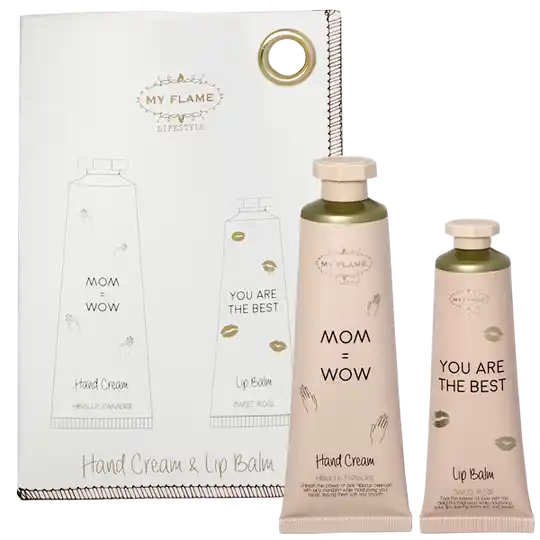 Gift bag Lippenbalsem & handcrème - MOM=WOW