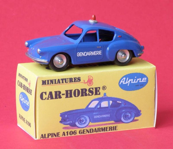 Car Horse Alpine A106 Gendarmerie style CIJ
