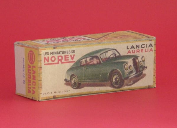 Reproduction boites Norev ancienne 1er série Lancia Aurelia 1/43