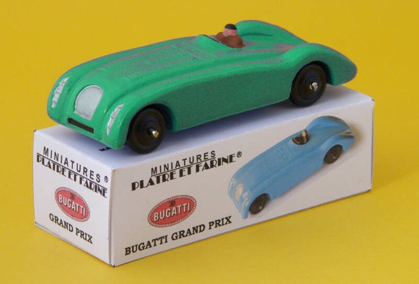 Plâtre & Farine Bugatti Grand prix verte surmoulage JRD fin de stock
