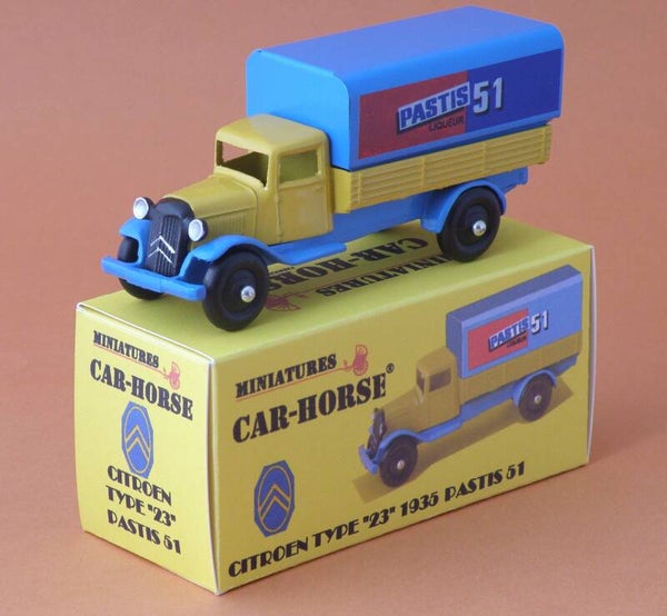 Car-Horse Citroen type 23 Pastis 51 style Dinky Toys