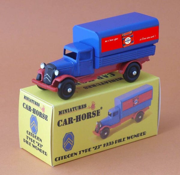 Car-Horse Citroen type 23 Piles Wonder style Dinky Toys