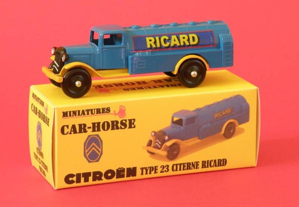 Car-Horse Citroen type 23 citerne Ricard style Dinky Toys