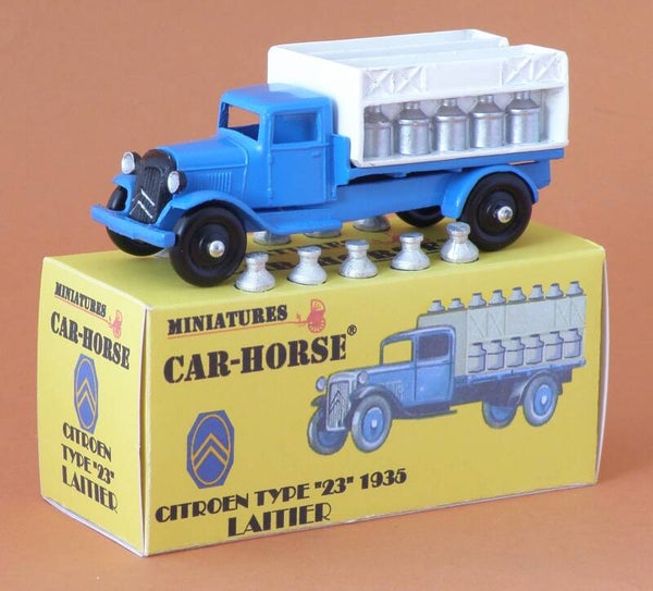 Car-Horse Citroen type 23 laitier Nestlé style Dinky Toys