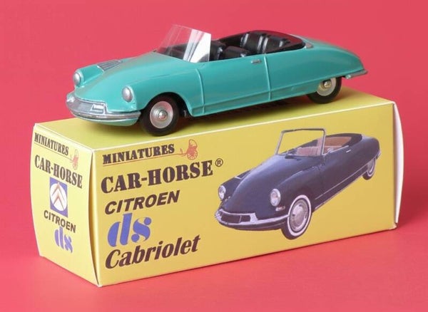 Car Horse Citroen ds 19 cabriolet  turquoise  style JRD
