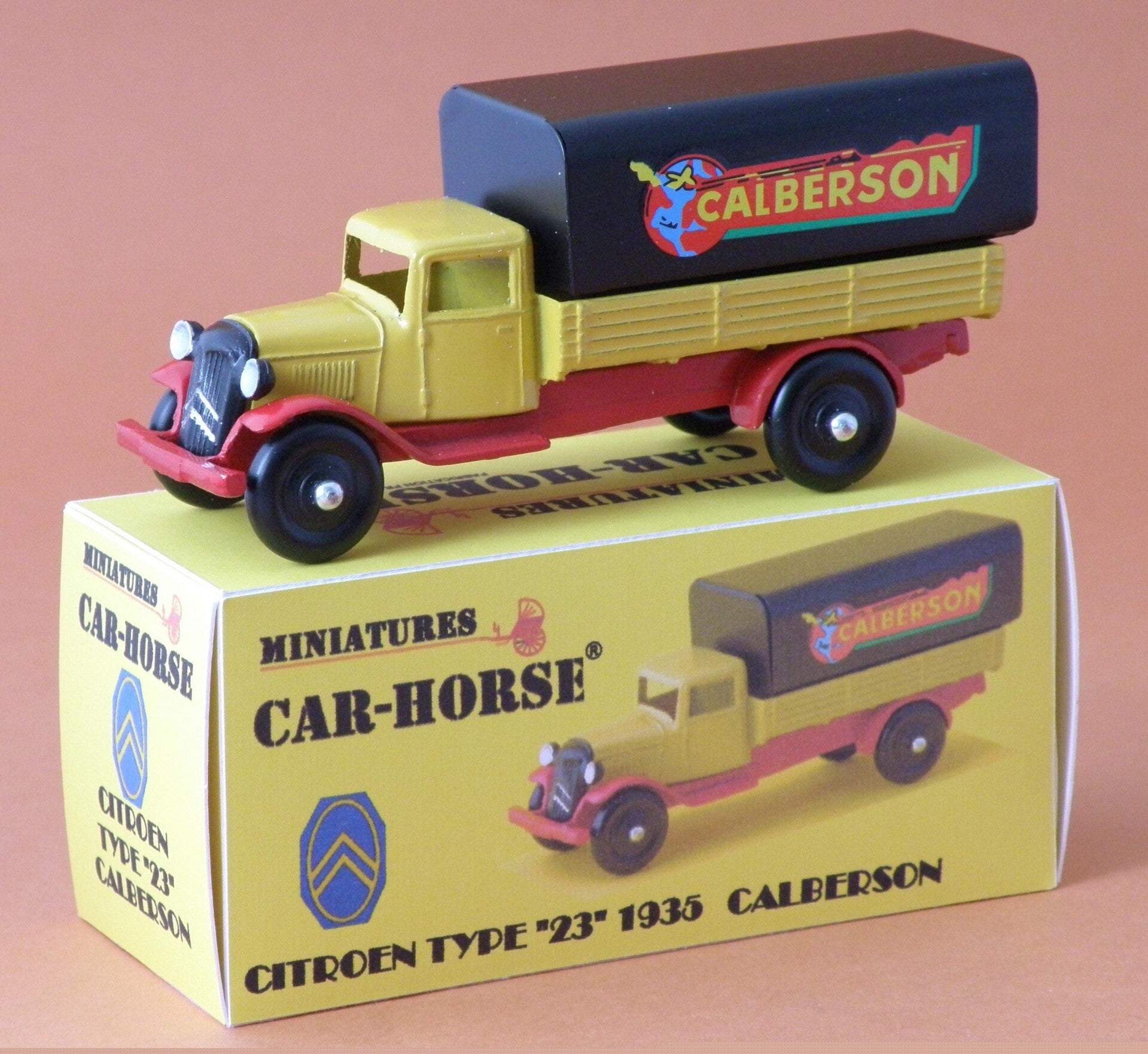 Car-Horse Citroen type 23 Calberson style Dinky Toys