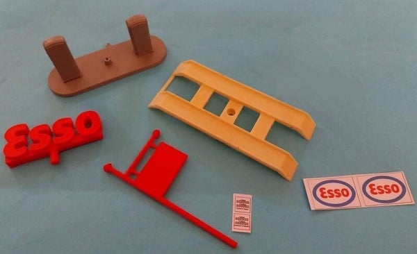 Car Horse Salza kit station service Esso