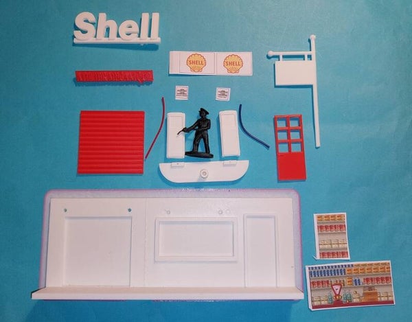 Car Horse Salza grand kit station service SHELL