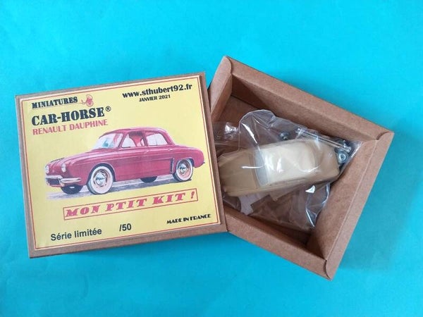 Car Horse Salza kit Renault Dauphine style Dinky Toys ancienne