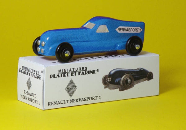 Plâtre & Farine Renault Nervasport bleue surmoulage JRD fin de stock