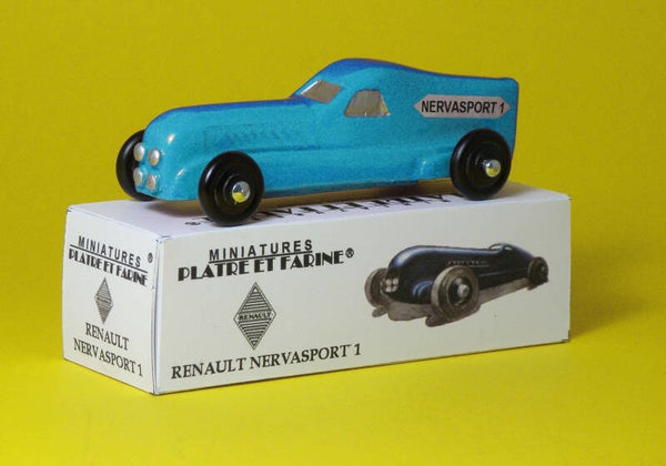 Plâtre & Farine Renault Nervasport bleue clair surmoulage JRD fin de stock