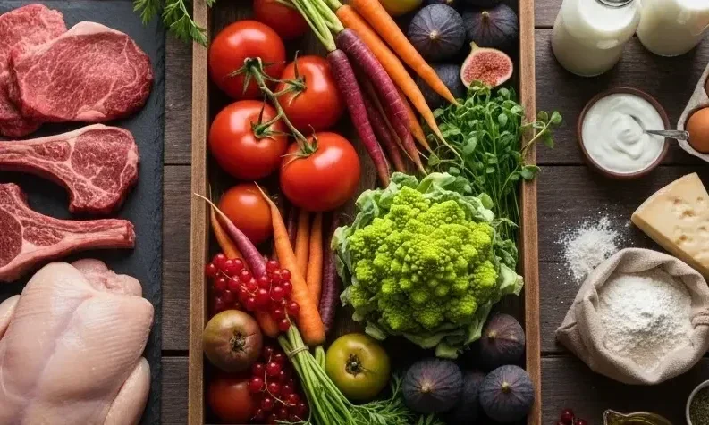 Flossies Fine Foods premium wholesale meats for London cafes and restaurants, including fresh steaks, lamb chops, and whole chicken.
