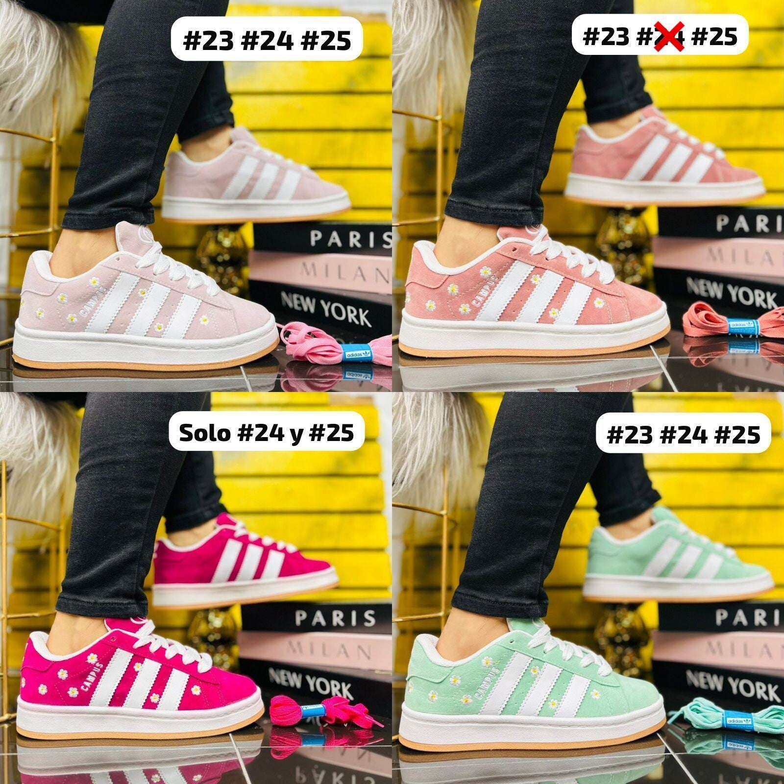 ADIDAS CAMPUS FLORES