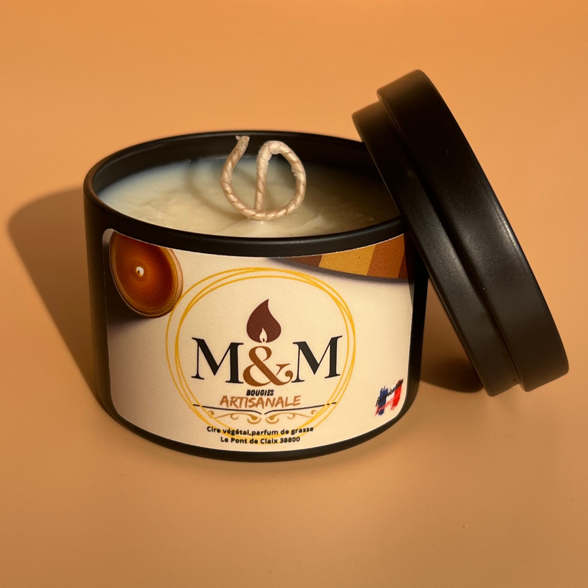 Bougie parfumée 100g alu artisanale