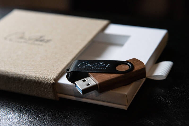mariage clé usb coffret photogaphe mariage