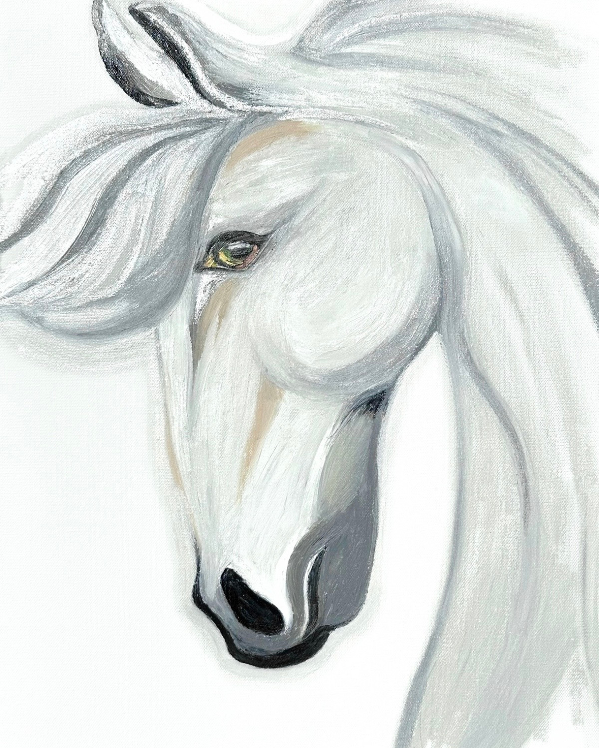 Gaze Of Hope - A Horse Portrait