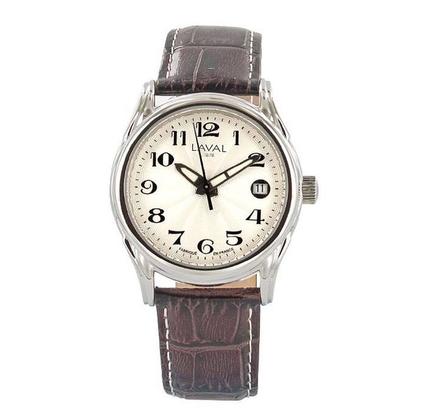 [ LAVAL ] - Montre LAVAL type vintage automatique cadran champagne (Homme)