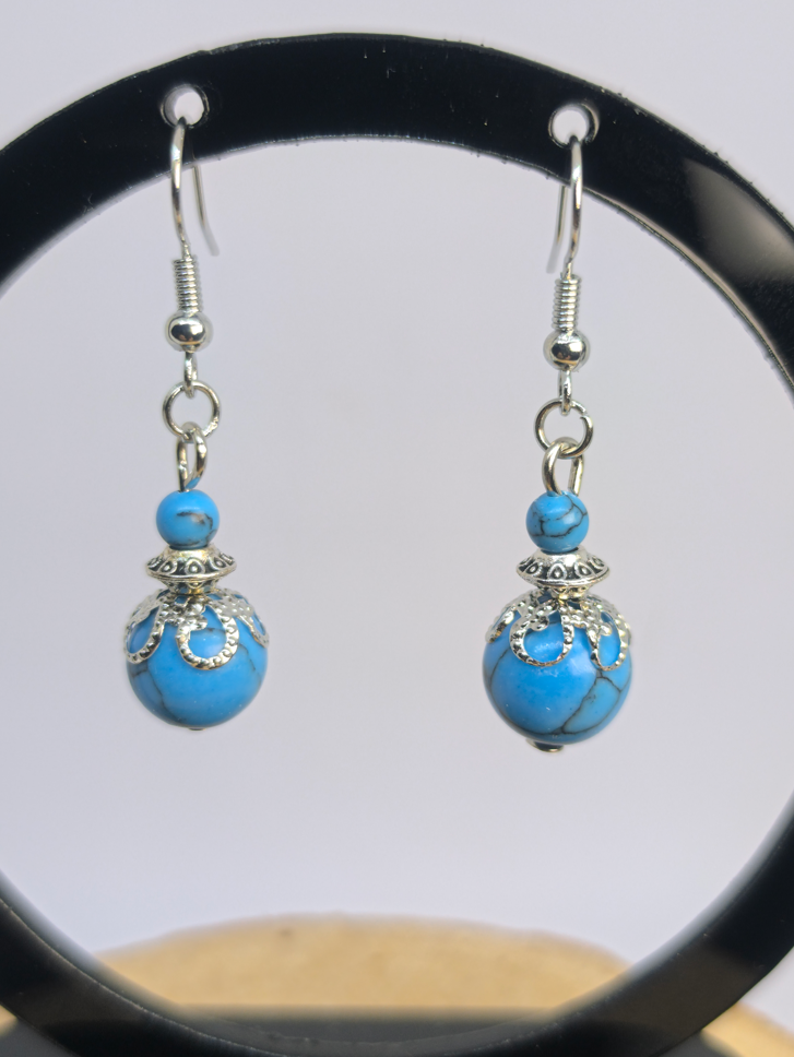Boucles d’oreilles en Turquoise