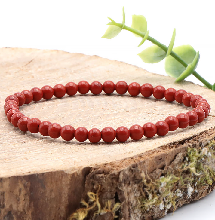 Bracelet Jaspe Rouge