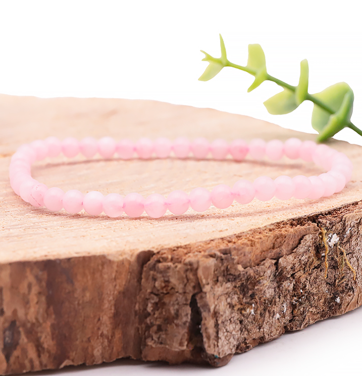 Bracelet Quartz Rose du Brésil